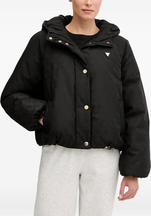 Guess Co Giacca 4G con cappuccio - Nero