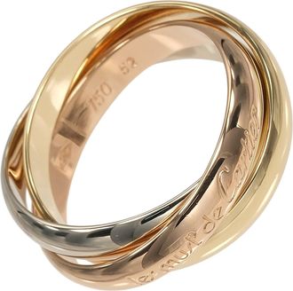Cartier Trinity Yellow Gold (18K) Pink Gold (18K) White Gold (18K) Band Ring (Pre-Owned)