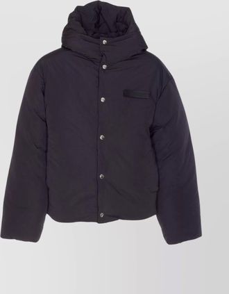 Jacquemus hooded padded quilted long sleeve jacket