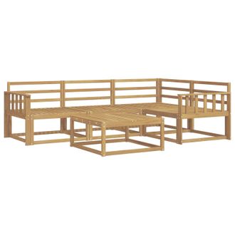 vidaXL Conjunto De Sof&aacute;s De Exterior 5 Pcs Blanco 79 X 79 X 37 Cm Vidaxl