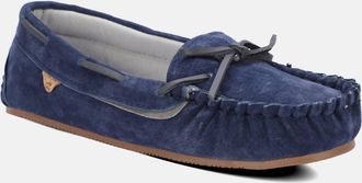 Lamofootwear Womens Selena Moccasin In Navy