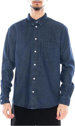 Only & Sons Casual Shirts - Heren - Casual Overhemden - Blauw - L - Overhemden