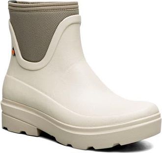 Bogs Hazel Waterproof Chelsea Rain Boot in Oatmeal at Nordstrom, Size 12
