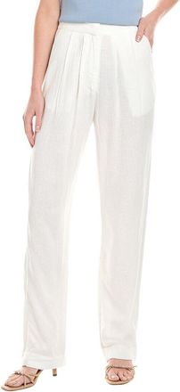 WeWoreWhat Weworewhat Pleated Linen-Blend Pant
