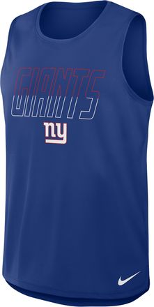 Nike New York Giants Nike Mens Dri-FIT NFL Tank Top in Blue | 045R4EW8I-YPB