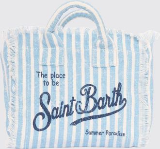 MC2 Saint Barth Borsa Vanity in lino a righe