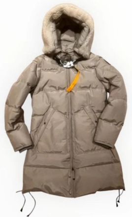 Parajumpers Long Bear Parka - Dames - Dons jassen - Beige - XS - Wol - Jassen