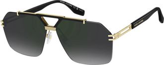 Marc Jacobs Stijlvolle Zonnebril - Heren - Zonnebrillen - Geel - 63 MM - Accessoires