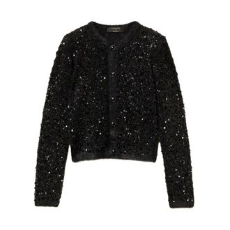 Twinset C&aacute;rdigan de Punto Bordado - Knitwear - Mujer - Negro - XS