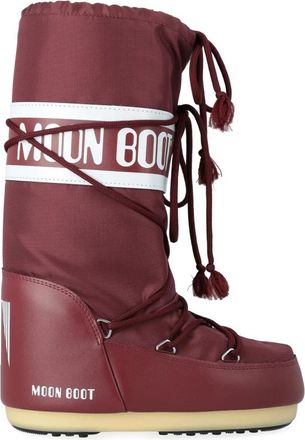 Moon Boot Icon Boot - Dames - Winterlaarzen - Rood - 39 EU - Nylon - Schoenen
