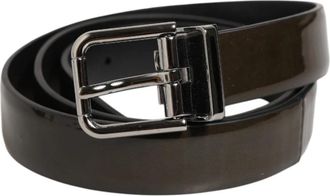 Dolce & Gabbana Classic Belt - Heren - Riemen - Bruin - ONE Size - Leer - Accessoires
