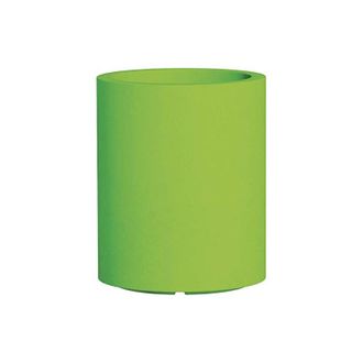 Monacis Jarr&oacute;n Cil&iacute;ndrico Moderno, &Oslash;40 H50 Cm, Fabricado En Pol&iacute;mero Verde Resistente, Para Uso Interior Y Exterior - Hecho En Italia - Monacis