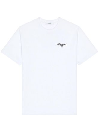 Givenchy Stamp Print Cotton T-Shirt Clothing