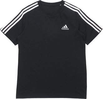 adidas M 3s Sj T Sports Training Stripe Round Neck Short Sleeve Black GL3732