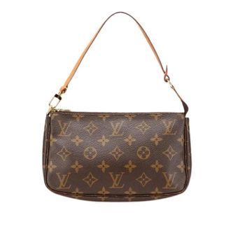 Louis Vuitton Pre-owned Shoulder Bags, female, Brown, Size: ONE SIZE Pre-owned Vintage Leather Shoulder Bag