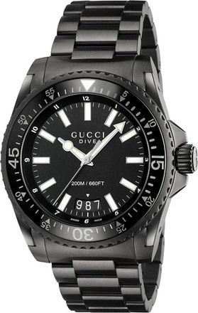 Gucci Duikhorloge - Heren - Horloges - Zwart - ONE Size - Accessoires