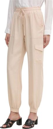 Gaud&igrave; Broek met zakken en trekkoord - Dames - Sweatpants - Beige - XS - Broeken