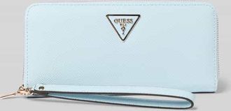 Guess Portemonnaie in Leder-Optik Modell Laurel in Hellblau, Gr&ouml;&szlig;e 1