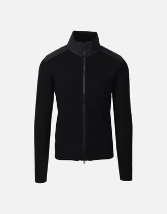 Belstaff Mens Belstaff Kelby Full Zip Knitwear Black - Size: 38