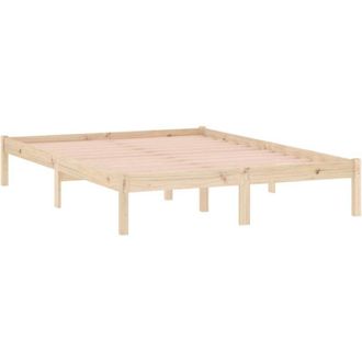 vidaXL Bed Frame without Mattress 137x190 cm Solid Wood Pine Full Vidaxl