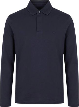 Emporio Armani Polo a maniche lunghe - - Tops - Uomo - Blu - 3XL
