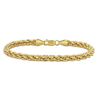 Amour 5mm Infinity Rope Chain Bracelet In 14K Yellow Gold, 9 In
