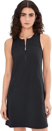 Tommy Bahama Aubrey Sleeveless Zip Dress Womens Dress Black : LG (US 12-14), Nylon/Spandex
