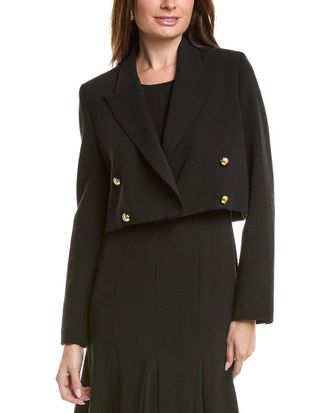 Black Halo Hugo Crop Blazer
