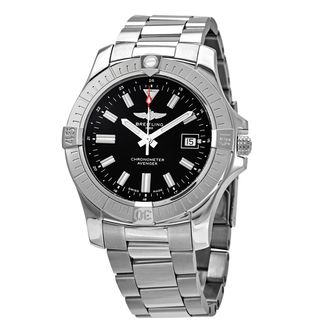 Breitling Pre-owned Breitling Avenger 43 Automatic Black Dial Mens Watch A17318101B1A1