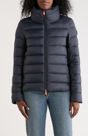 Save The Duck Eleanora Puffer Jacket in Blue Black at Nordstrom Rack, Size 4(L)