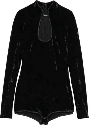 Versace Jeans Couture Keyhole-neck Long-sleeves Bodysuit