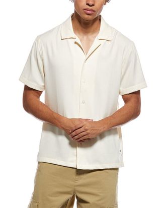 Ted Baker Herringbone Knit Camp Shirt