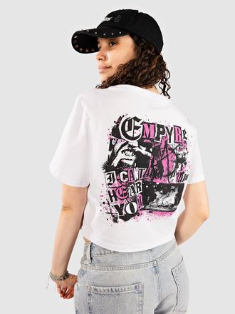 Empyre Pink Riot Boxy T-Shirt weiss