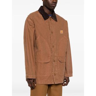Carhartt Work in Progress Cotton Workwear-Inspired Jacket - Brown