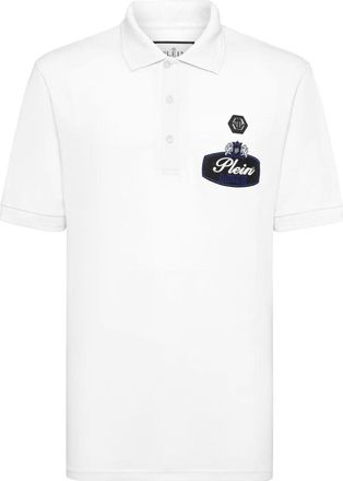 Philipp Plein Heren, Tops, Wit, Maat: 5XL Katoen