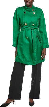 Akris Ornella Silk Coat