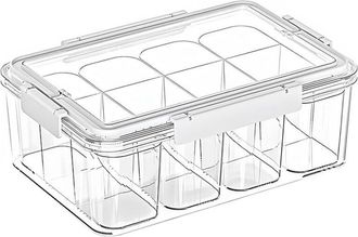 OEM Caja De Almacenamiento Multiusos, Organizadores De Manualidades Transparentes, Contenedores De Almacenamiento Acr&iacute;licos Port&aacute;tiles Con 4