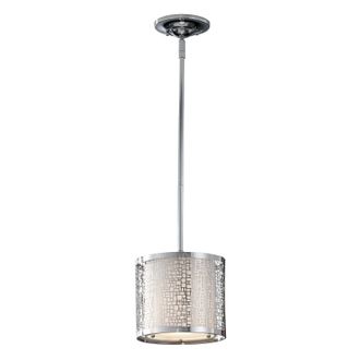 Loops 1 Bulb Ceiling Pendant Light Fitting Chrome LED E27 100W Bulb