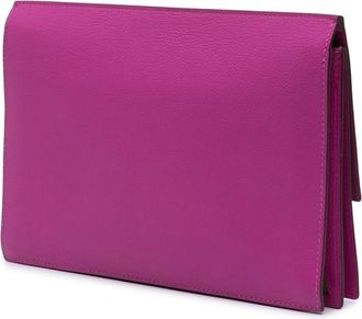 Hermès Clutches - 2018 Evercolor Evergrain Multiplis Clutch - Gr. unisize - in Rosa - für Damen