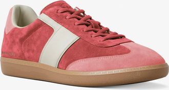 Michael Kors Jovie Color-Block Suede Sneaker