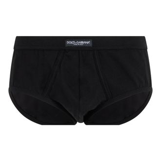 Dolce & Gabbana Ondergoed, Heren, Zwart, 2Xl, Katoen, Simpele boxers met logo