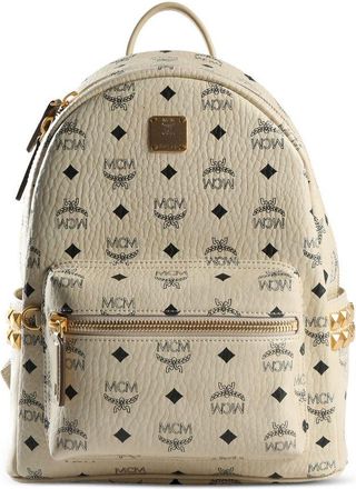 MCM small Stark backpack - Toni neutri