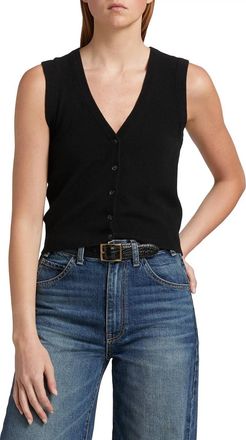 Nili Lotan Porter Sweater Vest In Black