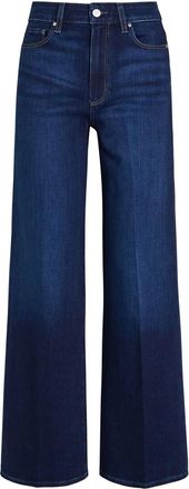 Paige Anessa Wide-leg Jeans - Dark Blue - 27 (W27 / UK8-10 / S)