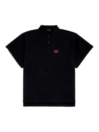Balenciaga Laurel Classic Short Sleeve Oversized Polo