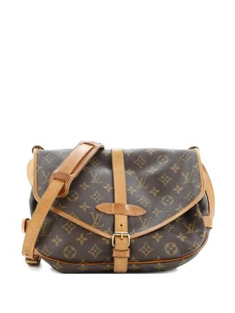 Louis Vuitton Saumur Handbag Monogram Canvas 30 crossbody bag - Marrone