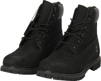 Timberland Schn&uuml;rboots TIMBERLAND Timberland Premium 6 INCH LACE UP, Damen, Gr. 37, schwarz (schwarz, nubuck), Leder, Schuhe Schn&uuml;rboots, Winterstiefel, Schn&uuml;rst