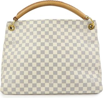 Louis Vuitton Artsy Damier White Canvas Handbag (Pre-Owned)