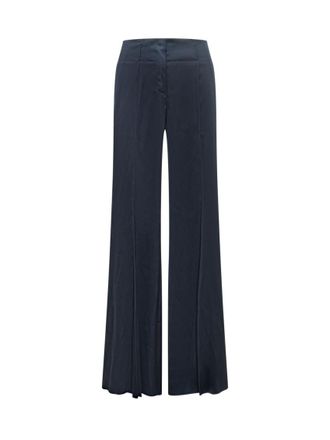 Seafarer Blue Regular Flat Front Pants