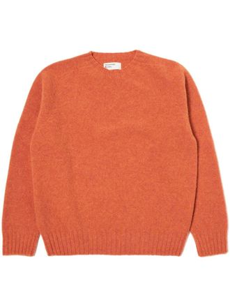 Universal Works seamless wool jumper - Orange